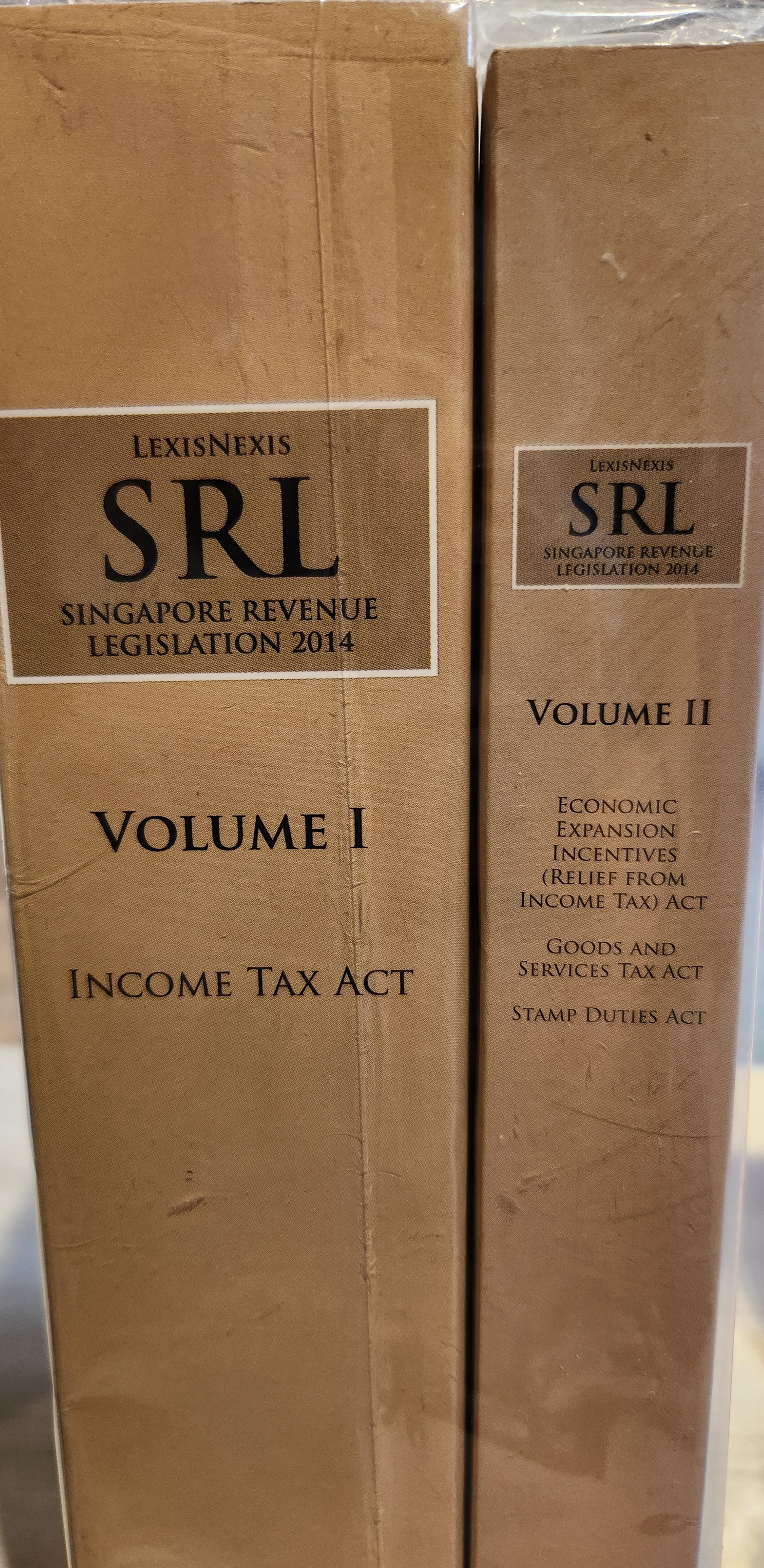 LexisNexis SRL Singapore REvenue Legislation 2014 Vol 1 & 2