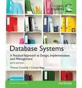 Database Systems: A Practical Approach to Design, Implementation, and Management 6th Global Edition